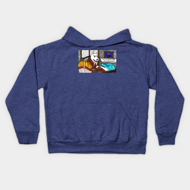 Fish and Chips? Kids Hoodie by Nightcat17